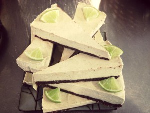 raw lime orange choc vanilla cheezecake